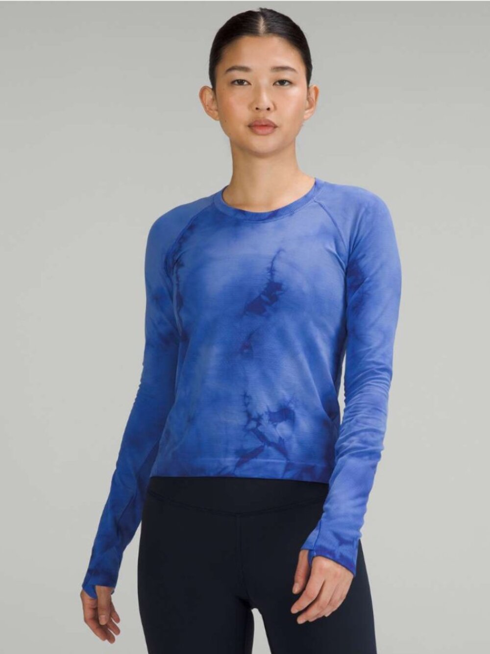 Lululemon Swiftly Tech Long Sleeve Shirt 2.0 Race Length Marble Dye Psychic 4